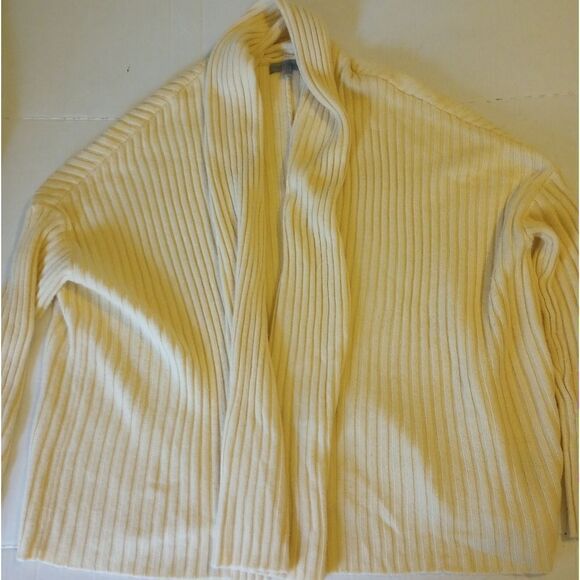 Cable Stitch 100% acrylic cream cable knit open cardigan with thumb holes - Picture 6 of 12